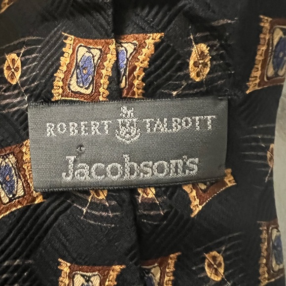 VINTAGE ROBERT TALBOTT FOR JACOBSON’S SILK NECK TIE - Picture 3 of 4